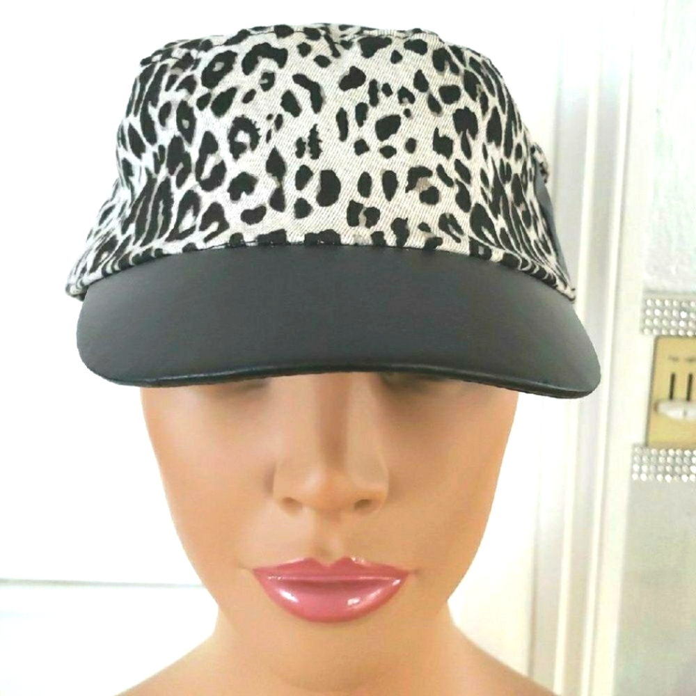 Snow Leopard Hat Elastic Back